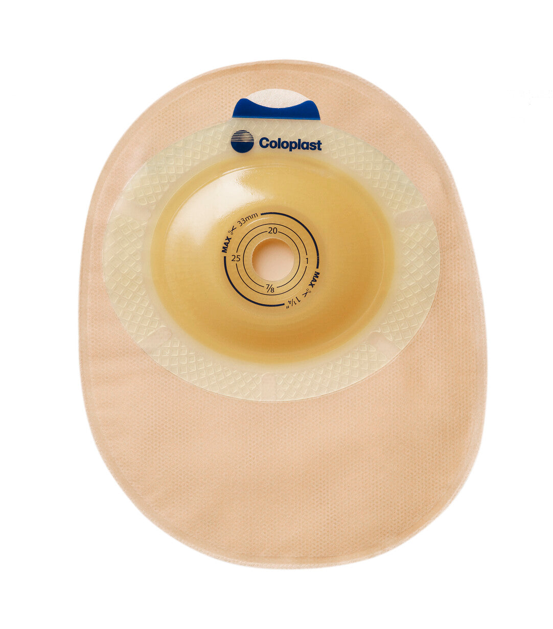 Coloplast Sensura 1-Piece Convex Light Transparent Closed Pouch, Cut-To-Fit Up To 1 1/4In (33Mm) - (Item No.15405), 10 Count
