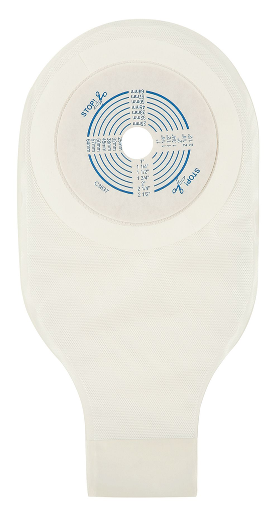 convatec Activelife Flexible Stomahesive 1-Piece Drainable PouchTransparentCut-To-Fit12In Length -Item No.22771, 10 Count