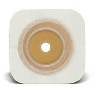 Convatec Natura Durahesive Skin Barrier With Flange, 4X4 White, 1 3/4"No Tape Border White - (Item No.413161), 10 Count