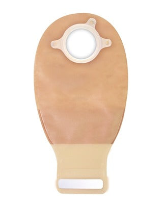 Convatec Natura+ 2Pc Drain Pouch W/Invisiclose Tail 57Mm(11.4")L Window & Filter 2-Sided Comfort Panel (Item No.421748),10 Count