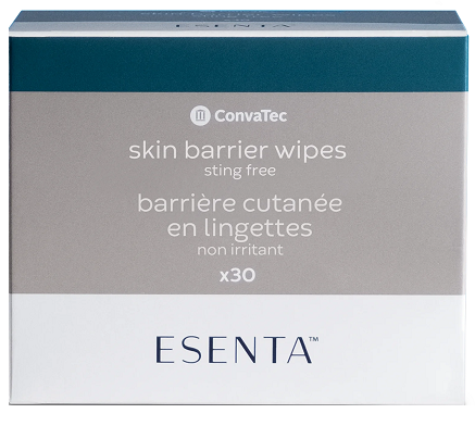Esenta Skin Barrier Wipes Item No.SQU 423282, 30 Count
