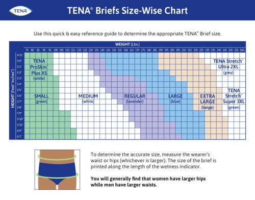 TENA ProSkin Flex Brief, Super Absorbency - Incontinence/Single Use - TENA