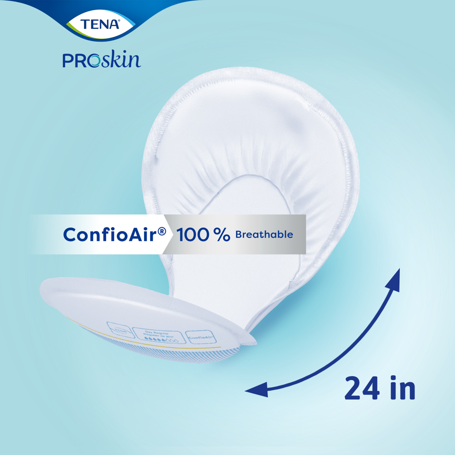 TENA Day Incontinence Pad Insert, Regular Absorbency, 46 Count - Incontinence/Single Use - TENA