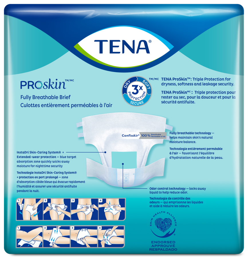 TENA Adult Incontinence Brief, Ultra Absorbency - Incontinence/Single Use - TENA