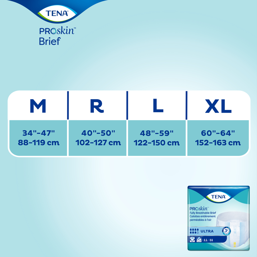 TENA Adult Incontinence Brief, Ultra Absorbency - Incontinence/Single Use - TENA