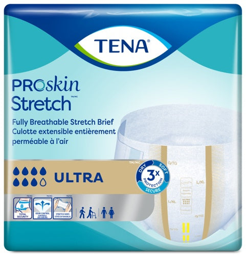 TENA Stretch Adult Incontinence Brief, Ultra Absorbency - Incontinence/Single Use - TENA