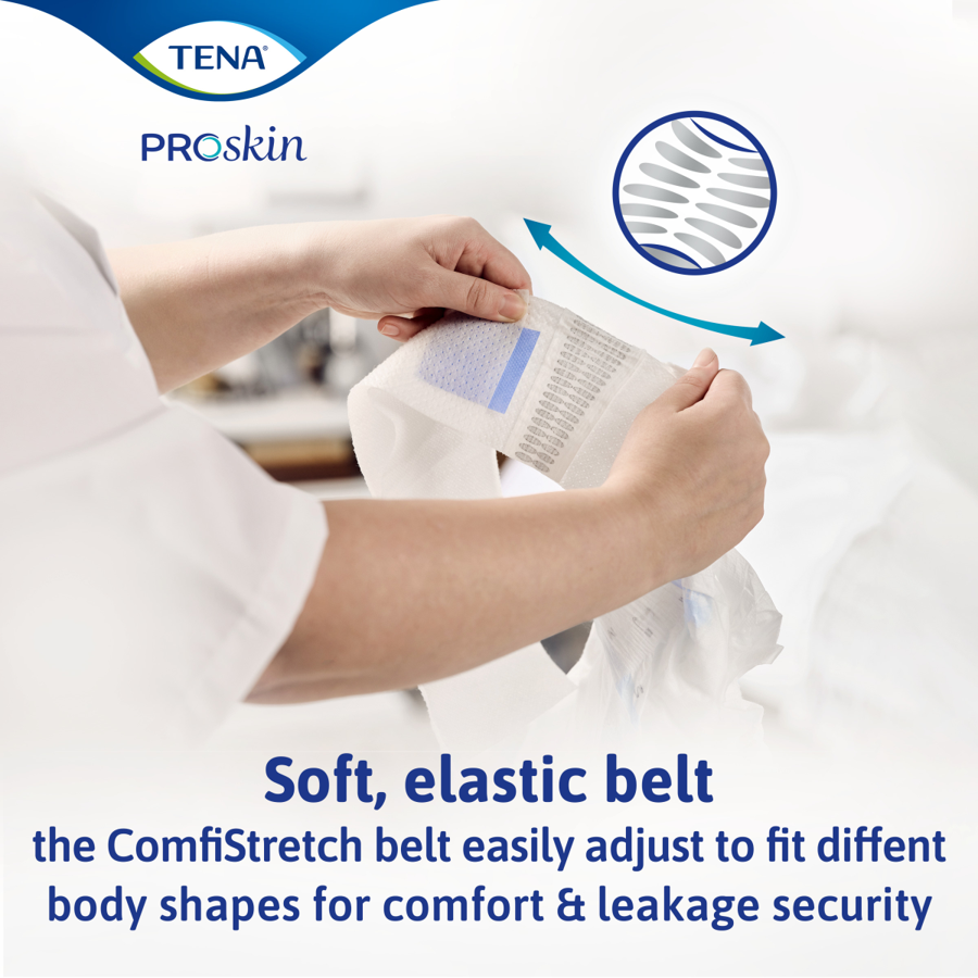 TENA ProSkin Flex Brief, Super Absorbency - Incontinence/Single Use - TENA