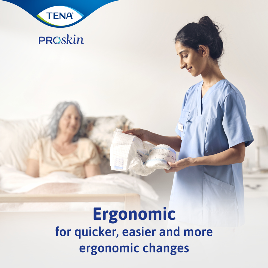 TENA ProSkin Flex Brief, Super Absorbency - Incontinence/Single Use - TENA