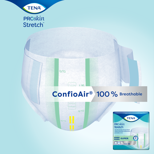 TENA Stretch Adult Incontinence Brief, Super Absorbency - Incontinence/Single Use - TENA