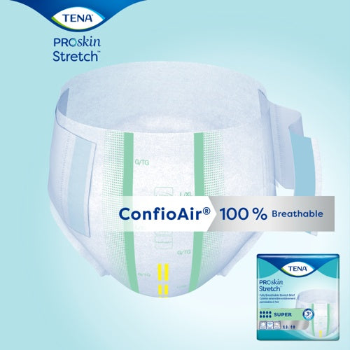 TENA Stretch Adult Incontinence Brief, Super Absorbency - Incontinence/Single Use - TENA