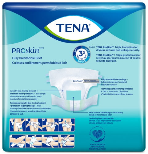 TENA Adult Incontinence Brief, Super Absorbency - Incontinence/Single Use - TENA