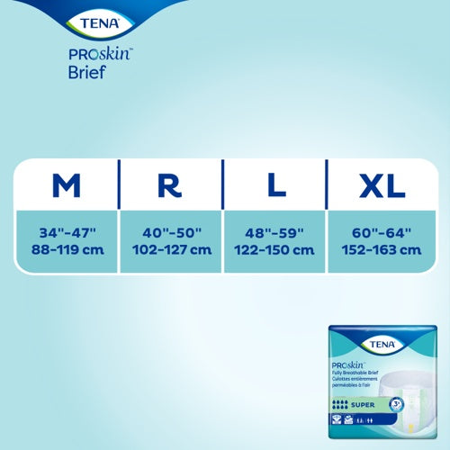 TENA Adult Incontinence Brief, Super Absorbency - Incontinence/Single Use - TENA