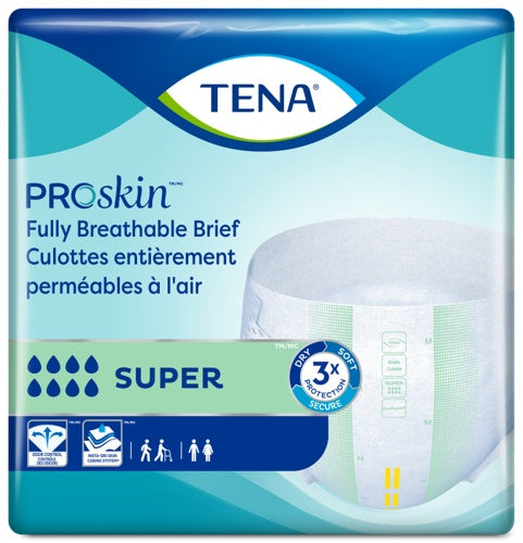 TENA Adult Incontinence Brief, Super Absorbency - Incontinence/Single Use - TENA