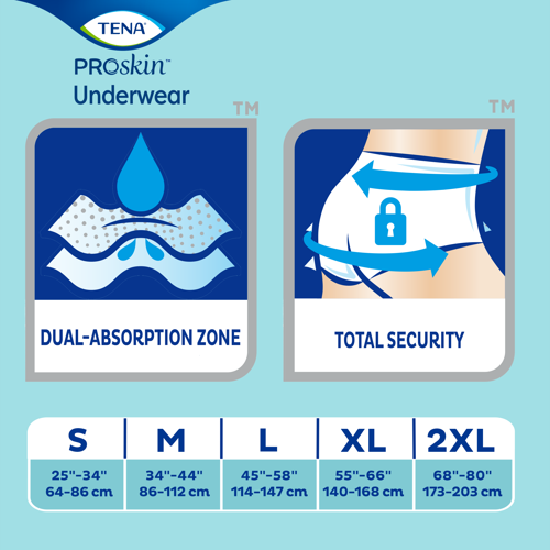TENA Protective Incontinence Underwear, Extra Absorbency - Incontinence/Single Use - TENA