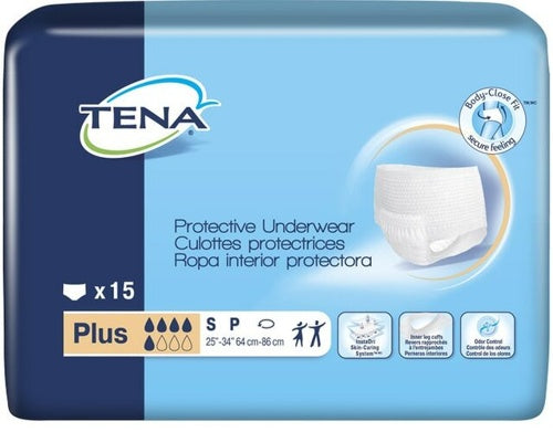 TENA Protective Incontinence Underwear, Plus Absorbency