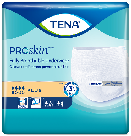 TENA Protective Incontinence Underwear, Plus Absorbency - Incontinence/Single Use - TENA - X - Large - 14 Count - 768702726344