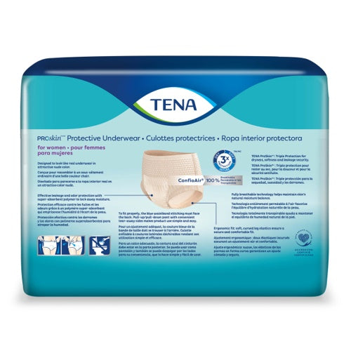 TENA Proskin Incontinence Underwear for Woman, Maximum Absorbency