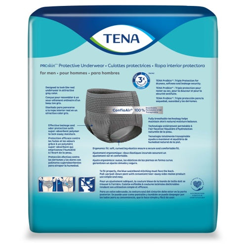 TENA Proskin Incontinence Underwear for Men, Maximum Absorbency