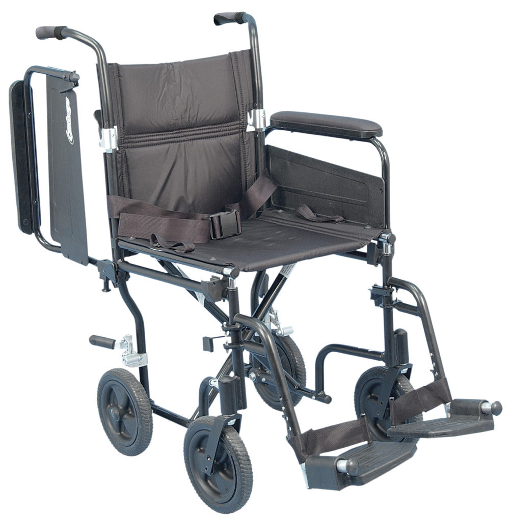 Airgo Comfort - Plus Lightweight Transport Chair Plaid - Wheelchairs & Transport Chairs/Lightweight Transport Chairs - Airgo