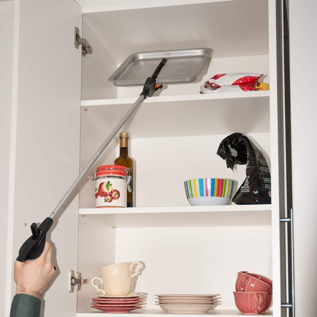 MedPro  Ultra Grip Folding Reacher Extender with Rubberized Clamp, Reach Assist Tool for Picking Up Objects - Daily Living/Reachers - MedPro Defense