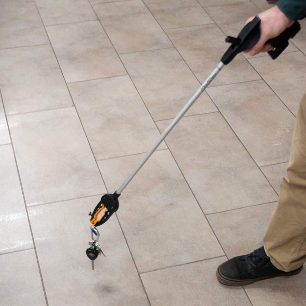MedPro  Ultra Grip Folding Reacher Extender with Rubberized Clamp, Reach Assist Tool for Picking Up Objects - Daily Living/Reachers - MedPro Defense