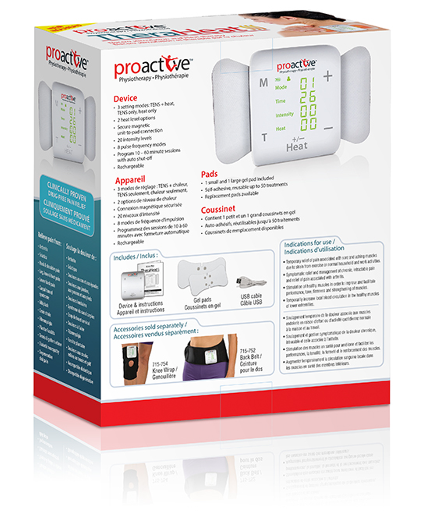 ProActive Thera-Heat Physiotherapy Device with TENS & Heat
