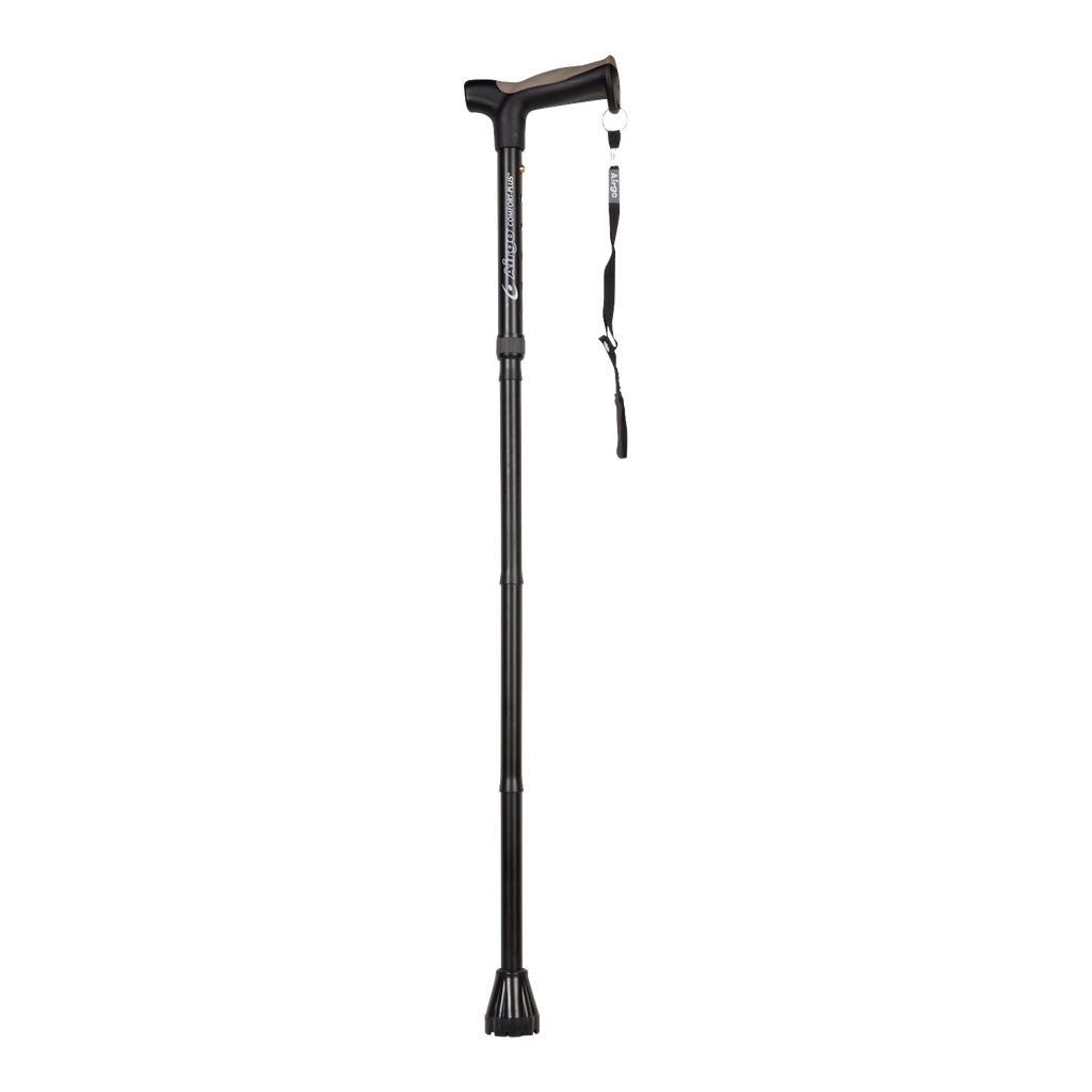 Airgo Comfort - Plus Folding Cane - Canes/Canes - Airgo - Black - 775757304915