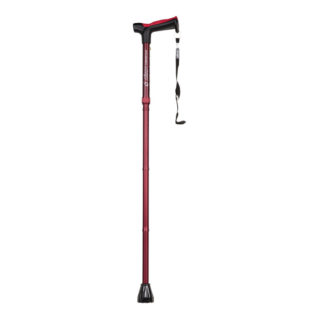 Airgo Comfort - Plus Folding Cane - Canes/Canes - Airgo - Burgundy - 775757304946