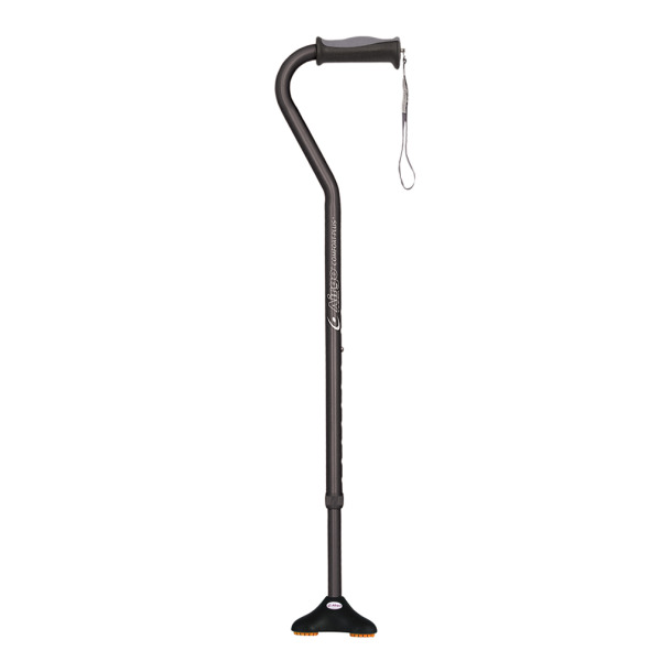 Airgo Comfort - Plus Cane with MiniQuad Ultra - stable Tip - Canes/Canes - Airgo - Black - 775757308579