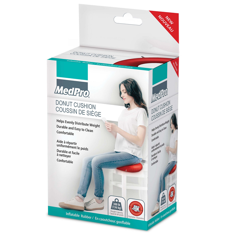MedPro Inflatable Rubber Invalid Ring - Home/Pressure Relief - MedPro Defense - 16" - 775757451749