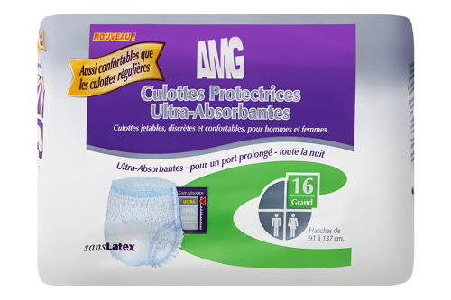 AMG Protective Underwear, Ultra - Absorbent - Incontinence/Single Use - AMG