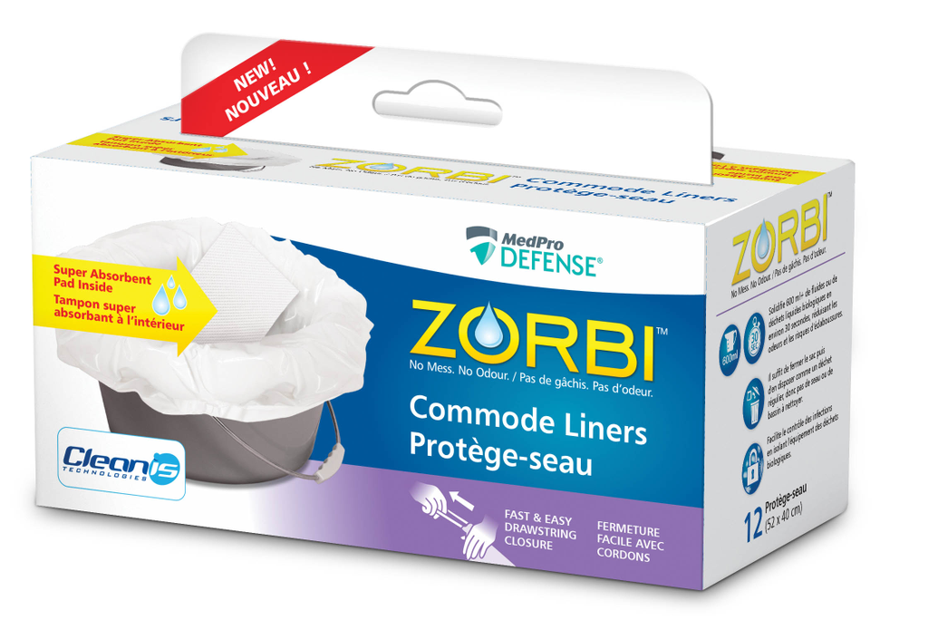 MedPro Defense Zorbi Commode liner - Home/Commodes - MedPro Defense - Default Title - 775757641065