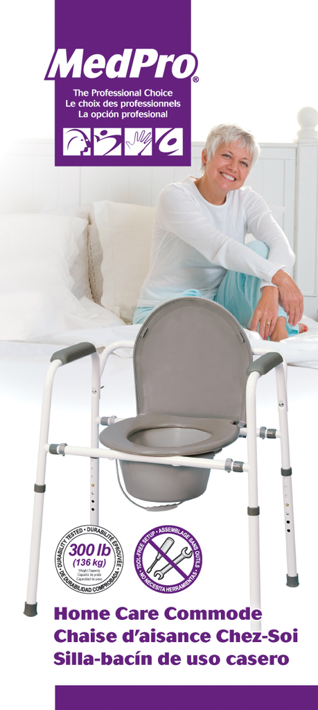 MedPro Homecare Commode - Home/Commodes - MedPro Defense