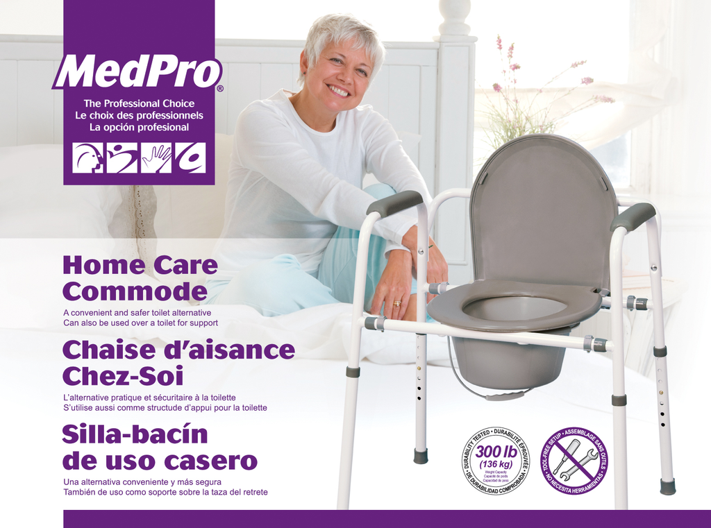 MedPro Homecare Commode - Home/Commodes - MedPro Defense