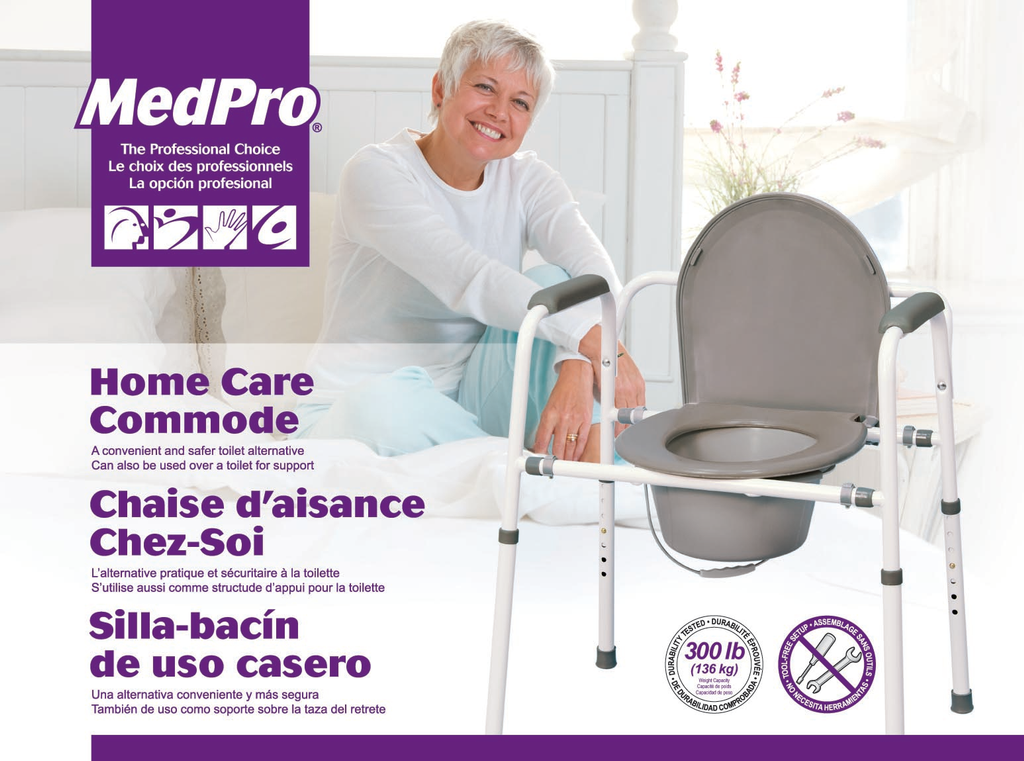 MedPro Homecare Commode - Home/Commodes - MedPro Defense
