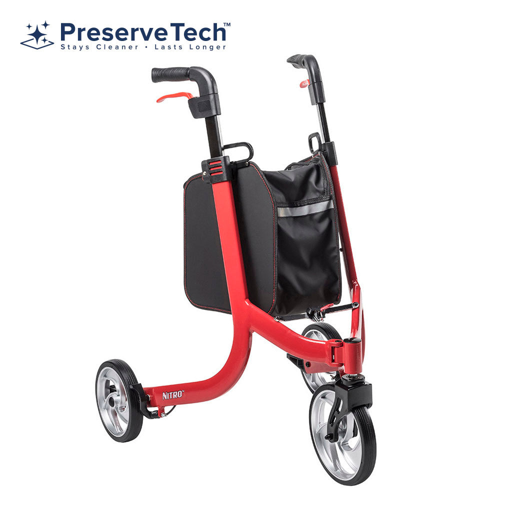 Drive Medical Nitro 3-Wheel Rollator Walker Canada