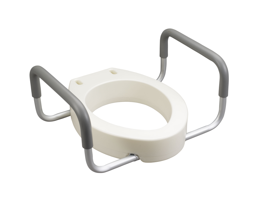 Drive Medical Premium Raised Toilet Seat With Removable Arms - Home/Raised Toilet Seats - Drive Medical