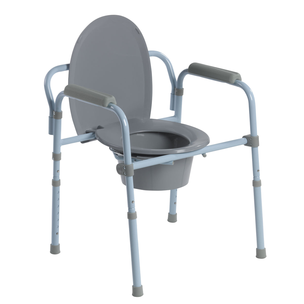 Drive Medical Steel Folding Frame Commode - Home/Commodes - Drive Medical - Default Title - 822383549170