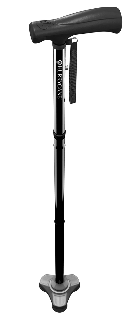 HurryCane Freedom Edition Folding Cane with T Handle