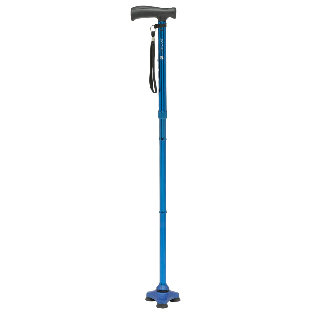 HurryCane Freedom Edition Folding Cane with T Handle