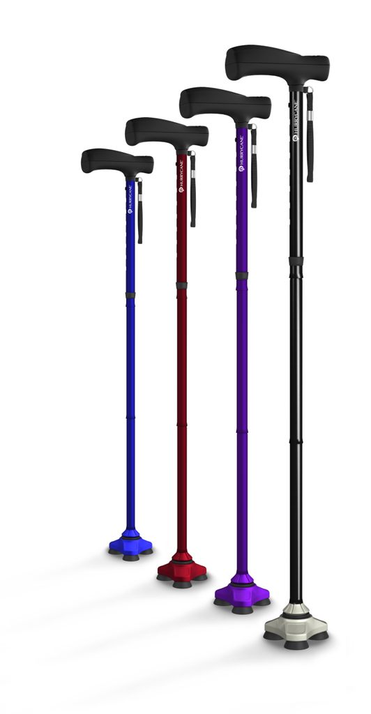 HurryCane Freedom Edition Folding Cane with T Handle