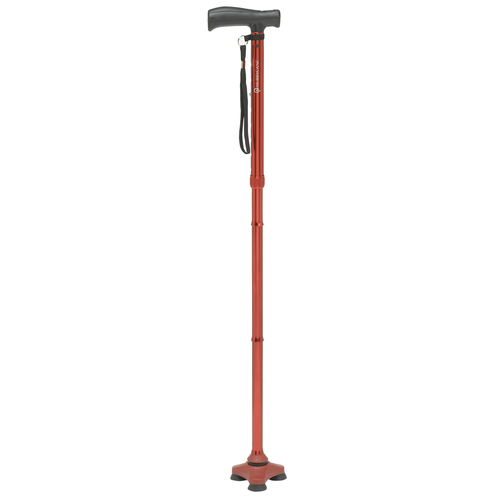 HurryCane Freedom Edition Folding Cane with T Handle