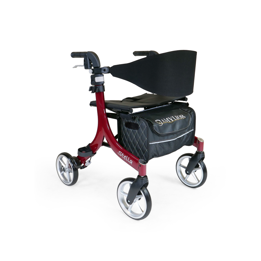 Stella Rollator - Rollators & Walkers/Rollators - Stella - Standard 23'' - Red - 827482220159