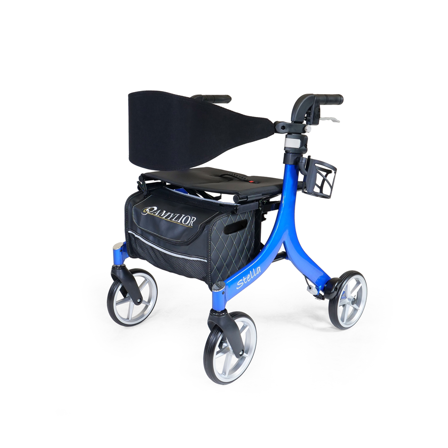 Stella Rollator - Rollators & Walkers/Rollators - Stella - Heavy Duty 20'' - Blue - 827482220173