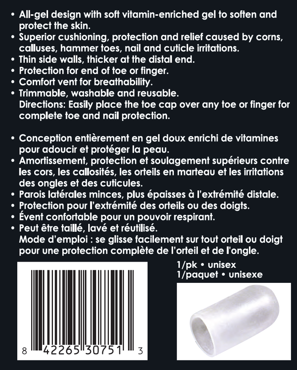 GoSeamless Gel Toe/Finger Cap