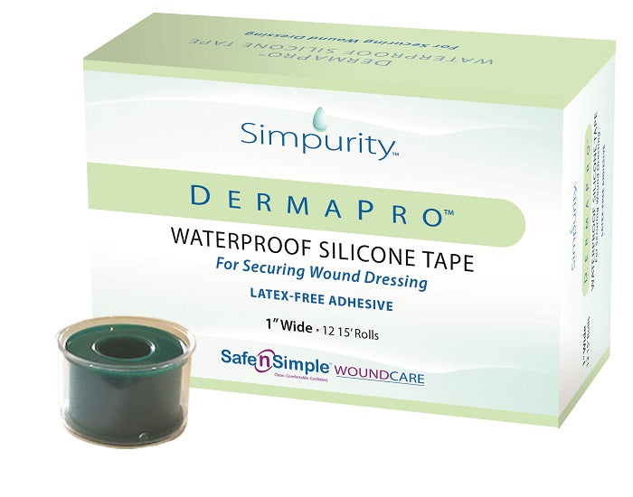 Simpurity DERMAPRO Waterproof Silicone Tape - 1"