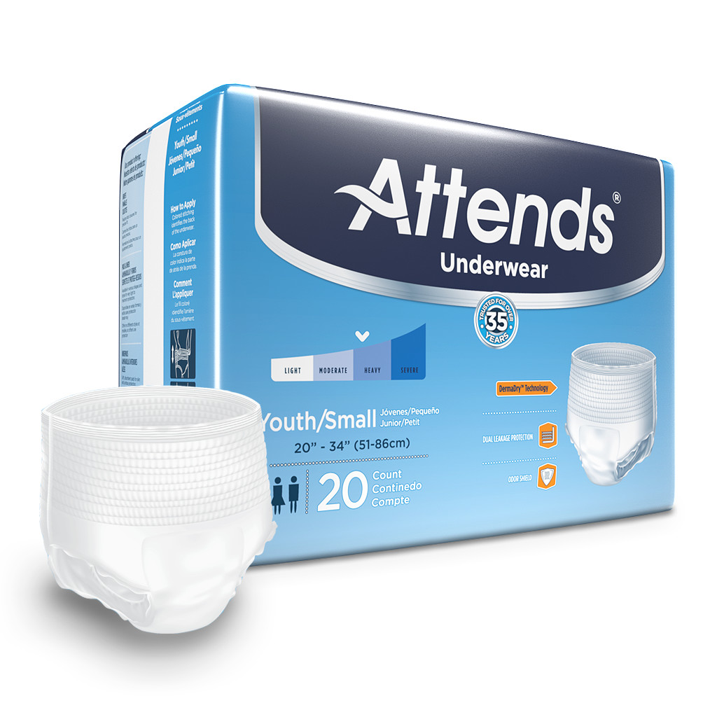 Attends Advanced Underwear, Heavy Absorbency - / - Attends
