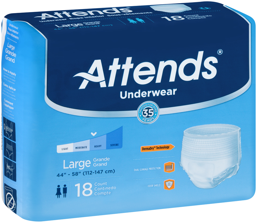 Attends Underwear, Heavy Absorbency - / - Attends