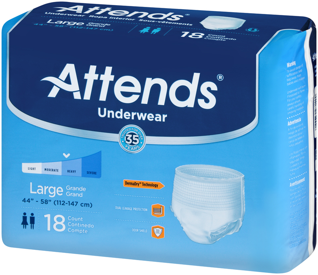 Attends Underwear, Heavy Absorbency - / - Attends