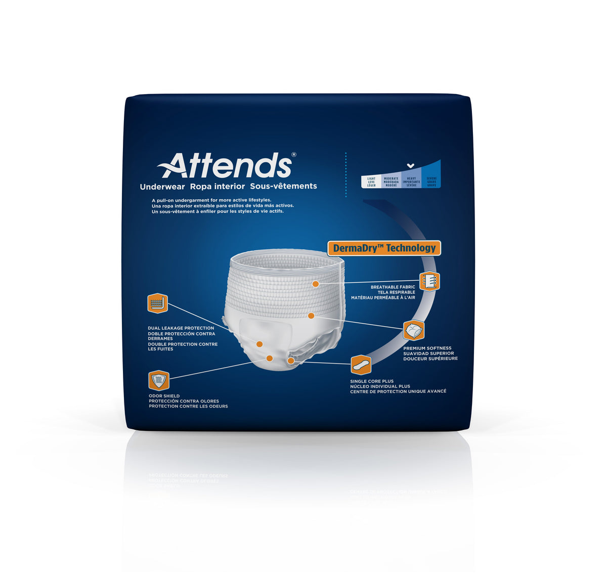 Attends Bariatric Underwear, Heavy Absorbency - Incontinence/Incontinence Products/Pads & Briefs - Attends